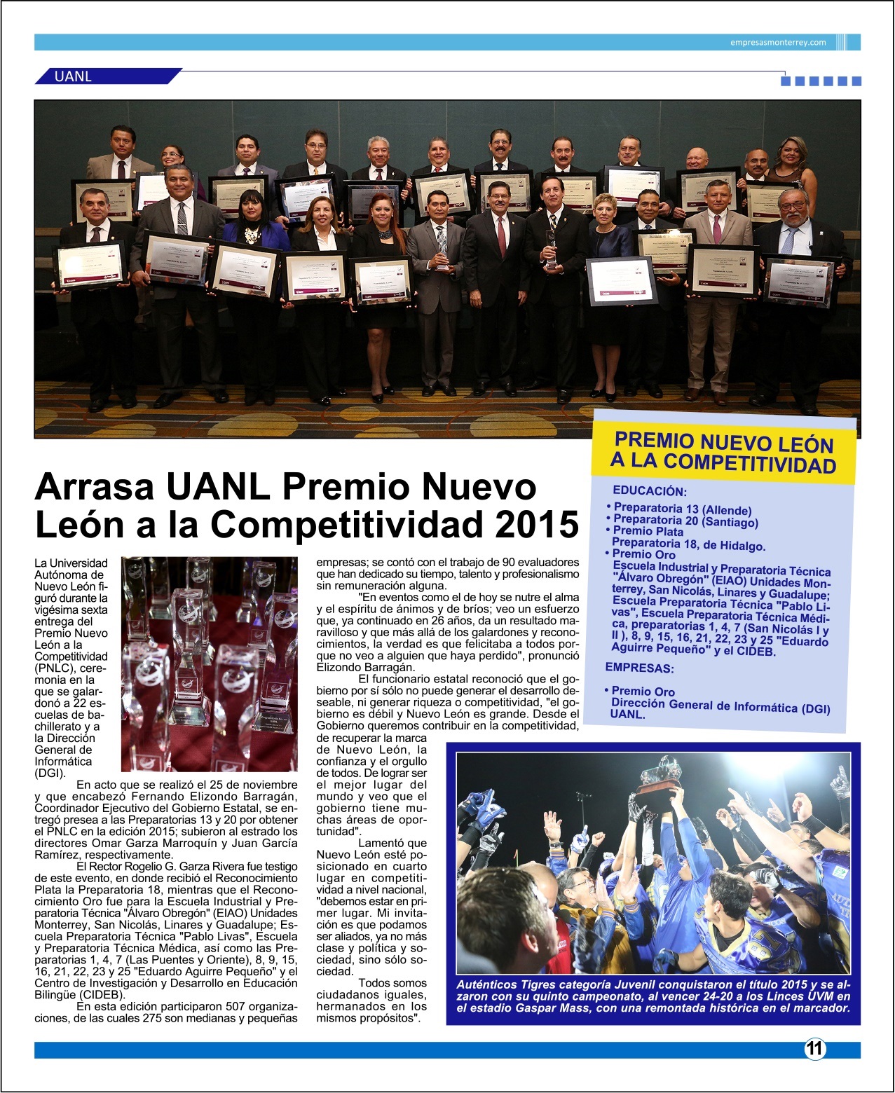 UANL PUBLIREPORTAJE DICIEMBRE 2015