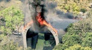 incendio en Planetario Alfa