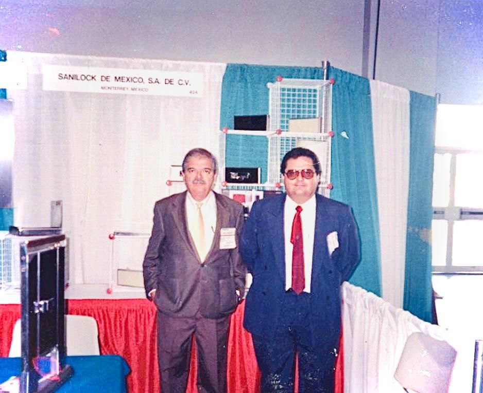 Fundador de SANILOCK, el Sr. Alberto Bulnes y el Ing. Bernardo Bulnes García